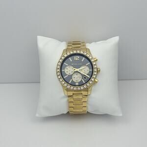 Michael Kors Berkley MK7414 Chronograph Black Dial Crystal Yellow Women’s Watch